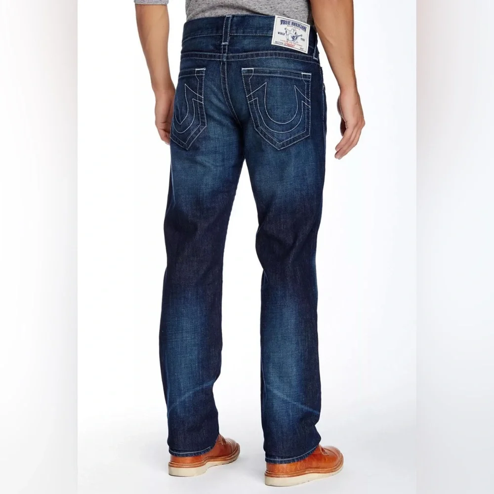 True Religion Straight Leg Men’s Dark Wash Denim/Jean. Size 38